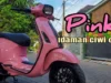 Harga Vespa Matic Pink Pastel 2023 Jadi Idaman Ciwi-Ciwi