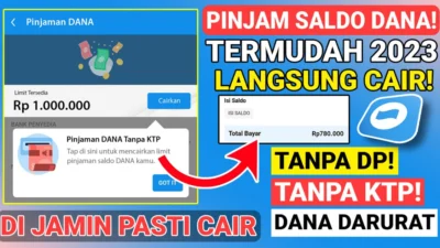 Pinjol Tanpa KTP Langsung Cair ke DANA Sudah Pasti di ACC, Cara Terbaru Cek Disini!