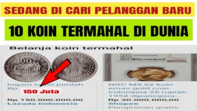 Ditemukan Uang Koin Kuno Paling Mahal Sedunia dan Sepanjang Sejarah