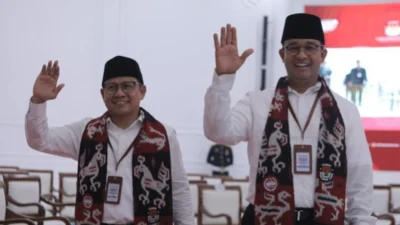 Anies Baswedan dan Muhaimin Iskandar