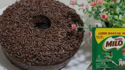 Cara Membuat Bolu Lapis Milo yang Super Lembut