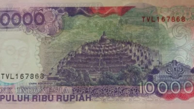 Uang Kertas 10 Ribu Gambar Candi Borobudur, Uang Kuno Idaman Kolektor