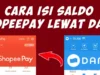 Cara Top Up ShopeePay Lewat DANA