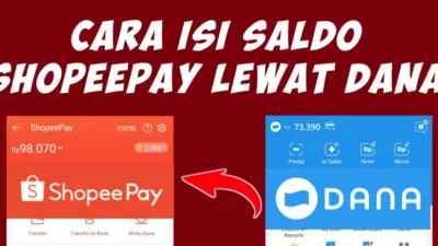 Cara Top Up ShopeePay Lewat DANA