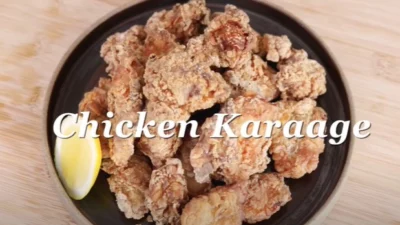 Resep Chicken Karaage, Kreasi Masakan Khas Jepang yang Renyah dan Lezat (image from screenshot YouTube luvita ho)