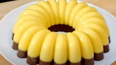 Resep Puding Labu Cokelat, Kreasi Dessert Segar Cocok Dimakan Saat Cuaca Panas Gini (image from screenshot Youtube lis achmady)