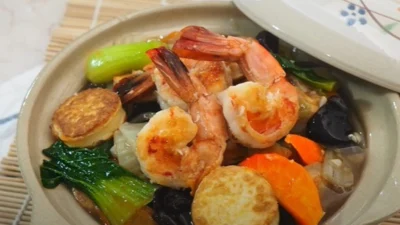 Resep Sapo Tahu Seafood, Kreasi Masakan Chinese Food yang Disukai Semua Orang (image from screenshot Youtube mrs culinary)