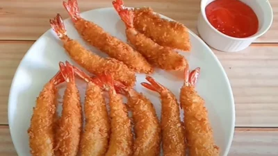 Resep Ebi Furai ala Hokben, Masakan Khas Jepang Dijamin Crispy Banget (image from screenshot Youtube resep abi)