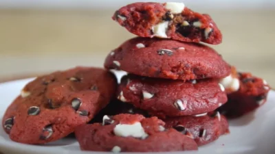 Resep Red Velvet Almond Cookies, Dijamin Tekstur Renyah Bikin Ketagihan Resep Red Velvet Almond Cookies, Dijamin Tekstur Renyah Bikin Ketagihan (image from screenshot Youtube sunday mande)
