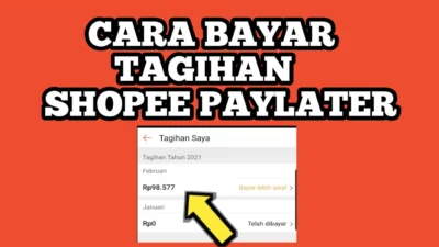 Cara bayar tagihan Shopee Paylater Lewat Alfamart, Indomart dan m-Bangking