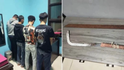 Polres Karawang Tangkap Delapan Remaja Geng Motor, Bawa Sajam Diduga Hendak Tawuran