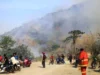 Dampak Cuaca Panas dan Kekeringan, Gunung Cengkik Hangus terbakar