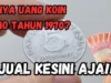 MAHAL! Harga Uang Koin Tahun 1970 Yang Diminati Kolektor