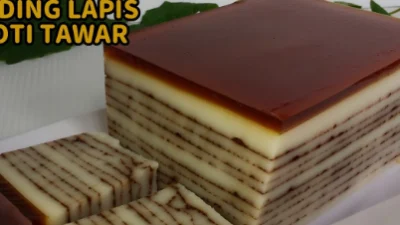 Resep Puding Lapis Roti Tawar Lezat dan Mudah Dibuat