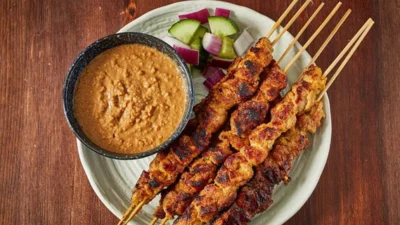 Sate Ayam Bumbu Kacang yang Gurih dan Bikin Nagih