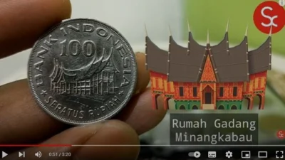 Uang Rp 100 Gambar Rumah Gadang Tahun 1978 Dijual Rp 100 Juta di Marketplace