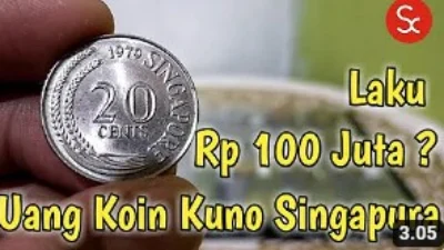 Uang Koin 20 Sen Singapura Berapa Rupiah? Katanya Bisa Laku Ratusan Juta!