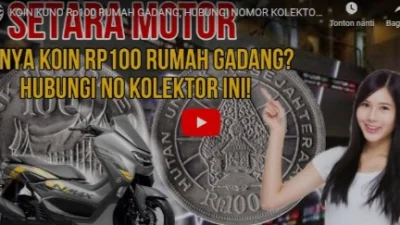 Hubungi Kolektor Tiang Awan Ini Jika Punya Koin Kuno 100 Rupiah Rumah Gadang, Ada No Wanya Juga