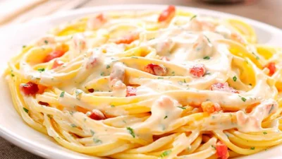 Resep Spaghetti Carbonara Creamy Ala Restoran, ini Rahasianya