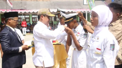 Taruna Taruni SMKN 1 Ciasem Angkatan X Tahun 2023 Resmi Dilantik