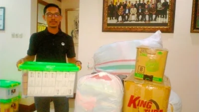 Hiswana Migas DPC Subang Kirim Bantuan untuk Palestina