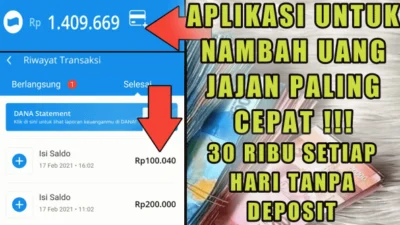 Permainan yang Menghasilkan Uang Tanpa Deposit Hari Ini Langsung Dibayar Rp 300 Ribu