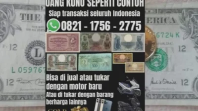 Ditemukan lagi Bos Qu Nomor Telpon Kolektor Uang Koin yang Menghargai Per Kepingnya 1-10 Juta