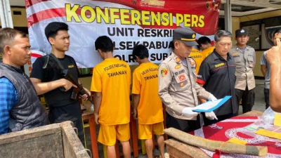 Polisi Berhasil Ungkap Kasus Pencurian Besi Rel Kereta Api di Subang