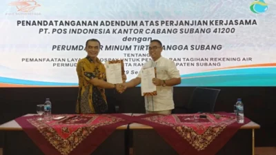 Tahun Depan Bayar Tagihan Air Perumda Bisa Lewat Aplikasi Pospay