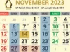 Kalender Jawa November. (Sumber Gambar: Babad Id)