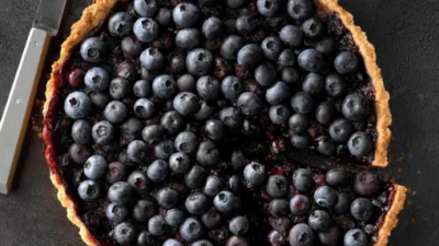 Hidangan Blueberry Tart yang Sangat Manis, Cocok Dijadikan Camilan Tahun Baru (Image From: Taste of Home)