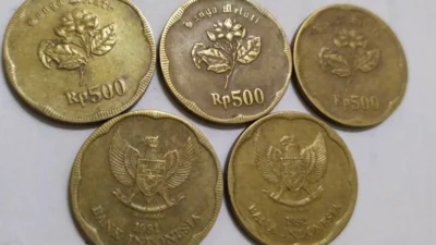 Cara Menjual Koin Kuno 500 Rupiah Tahun 1992