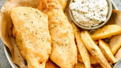 Cobain Resep Fish and Chips di Rumah, Camilan Mewah yang Bikin Asik (Image From: Tastes Better From Scratch)