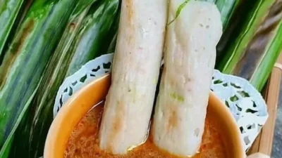 Otak-Otak Ikan Tenggiri Saus Kacang, Cara Membuat Simple Rasa Nikmat