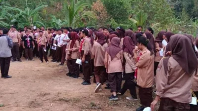 SMK PGRI 2 Karawang Gelar Perkemahan Orientasi Tamu Ambalan untuk Anggota Pramuka Baru