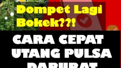 Cara Beli Pulsa Bayar Nanti Telkomsel, Buat anda yang Dompetnya Lagi Bokek!!