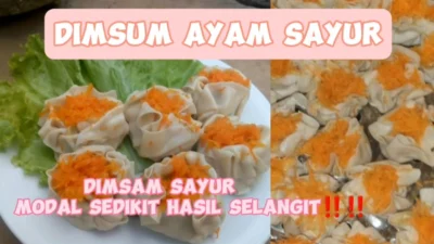 Resep Dimsum Ayam dan Sayuran, Gak Usah Beli Lagi, Modal Sedikit Hasil Selangit!