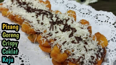 Resep Pisang Goreng Krispi Coklat Keju Super Enak dan Renyah