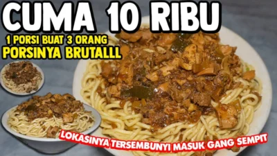 Viral! 10 Tempat Makan Mie Ayam Kuah Kental Murah 10.000 Per Porsi