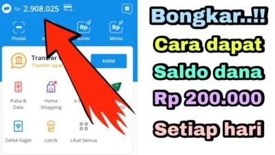 Game Penghasil Saldo Dana Bisa Langsung Ditarik Rp 200 Ribu Cara Dapetinnya Bagaimana? Cek Disini!