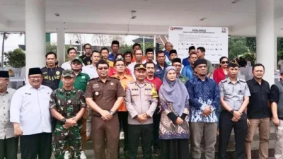 Bawaslu Kabupaten Karawang Gelar Apel Siaga Sambut Tahapan Kampanye Pemilu 2024