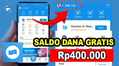 Modal Tap Tap Doang! Cuan Tiap Hari Cair Ke Saldo DANA Rp400 Ribu