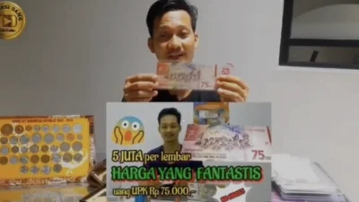 Uang Rp75.000 Laku Dijual Rp5 Juta, Cek Disini Cirinya!