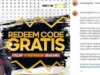 Kode Redeem FF 16 November 2023: Masih Aktif, Segera Tukarkan!