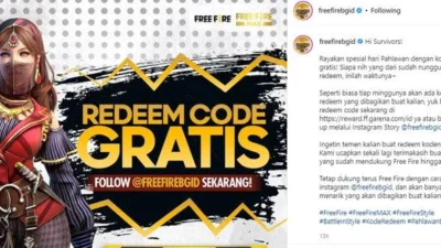 Kode Redeem FF 16 November 2023: Masih Aktif, Segera Tukarkan!