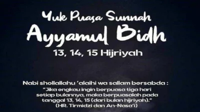 Niat Puasa Ayyamul Bidh 27, 28 dan 29 November 2023