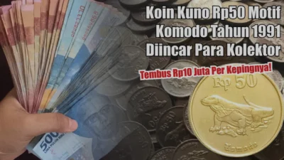 Kaya Raya dengan Koin Kuno Gambar Komodo Tahun 1991-1998, Harga Fantastis Rp10 Juta Per Keping