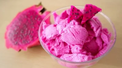 Resep Es Krim Buah Naga