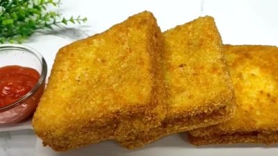 Resep Kroket Roti Tawar Cocok Buat Sarapan Praktis (image from screenshot Youtube cr cook)