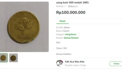 Koin Rp500 Bunga Melati